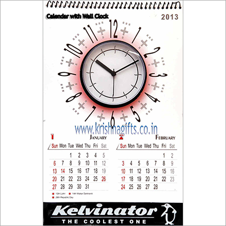 Wall Clock Calendar