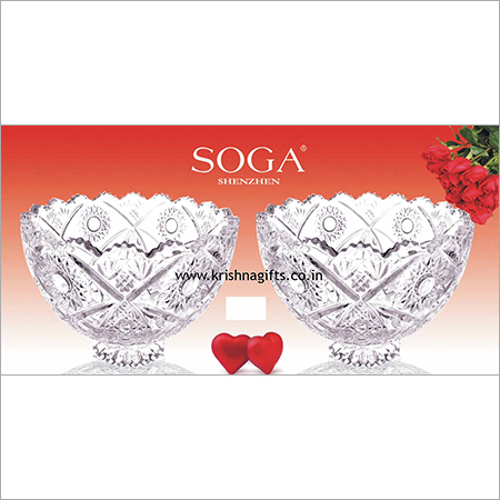 Soga Crystal Finish Bowl Set