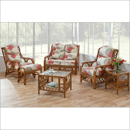 Cane Sofa Set