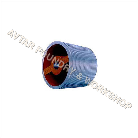 V Belt Pulley - Stainless Steel & Iron | Manual Drive Type Heavy Load Bearing Easy Installation 110-220 Volt Silver Finish