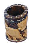 Wooden Pen Stand Carveen