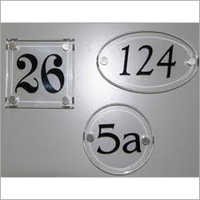 Acrylic Number Plate