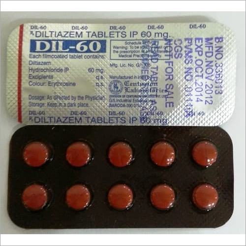 Diltiazem Tablets Shelf Life: 1 Years