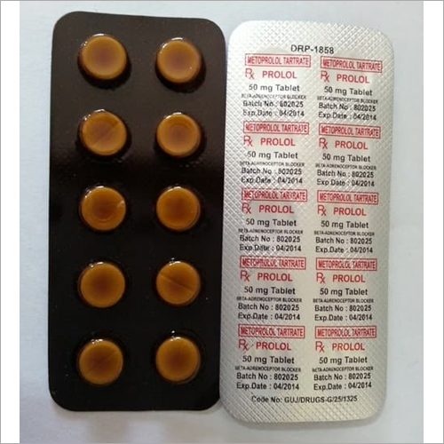 Metoprolol Tablets Shelf Life: 1 Years