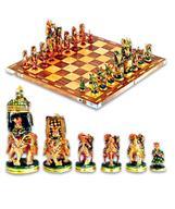 CHESS SET PAINTING WITH BOX