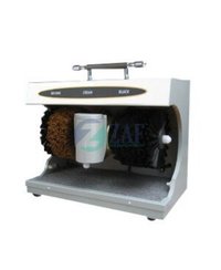 Auto Shoe Polishing Machine - Wooden Body With Ss Finish, 280x370x210 Mm, Silver | Automatic Operation, High Performance, Effortless Polishing, Low Noise