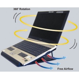 Laptop Riser 360 Rotating Base