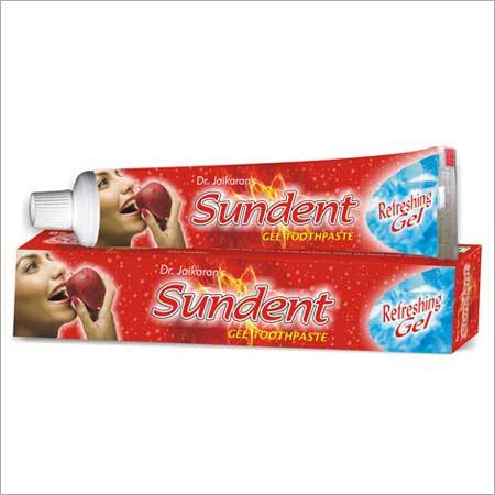 sundent red gel toothpaste By DR. JAIKARAN LLP