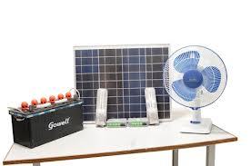 solar home light system