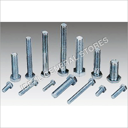 Plated Hex Bolts - Steel