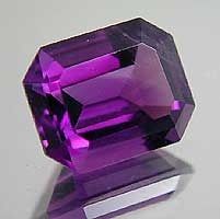 Brazilian Amethyst faceted stones, 2012 Hot Sale Rectangle Shape Purple Color Loose Stone