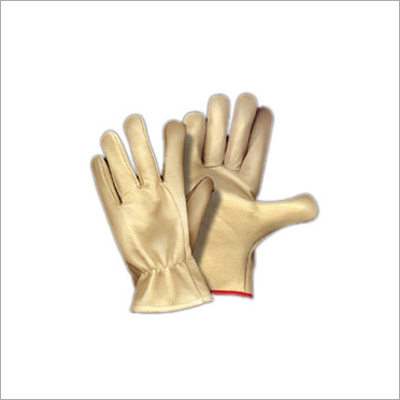 Grain Driving Leather Gloves