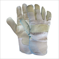 Natural Grain Canadian Gloves - Grain Leather, Varied Sizes | Rubberized Cuff, High Durability, Strong Grip, Perfect Fitting