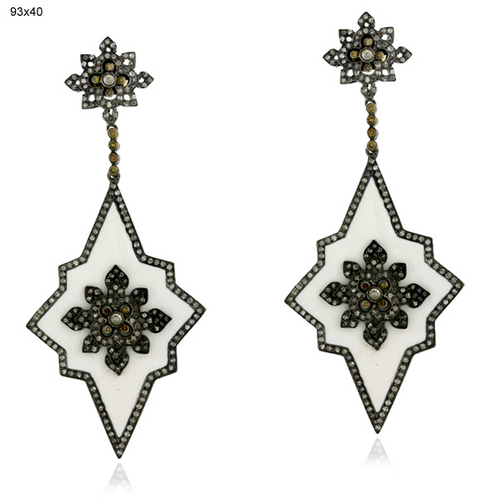 Enamel Dangle Earring Jewelry 