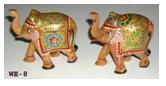 Wooden Elephant Painted