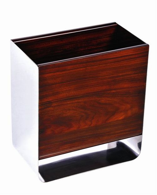 DM6903 - Stainless Steel Frame, 350x200x380mm, Dark Brown Rosewood | Stylish, Durable, Space Saving