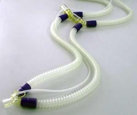 Magill semi-open anaesthetic breathing circuit