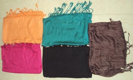JA/SH-05 - Pashmina, 70x180cm, Multicolor | Soft Texture, Lightweight Feel, Fringe Detailing, Easy To Care
