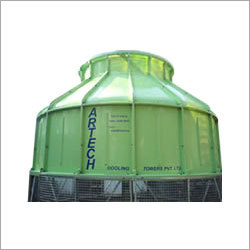 Green Round Shape Cooling Towers