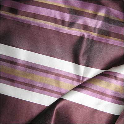 Striped Satin Fabric