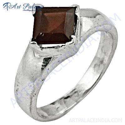 Dazzling Red Onyx Gemstone Silver ring