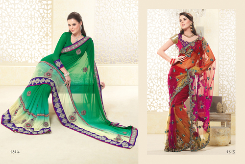 Designer Net Saree