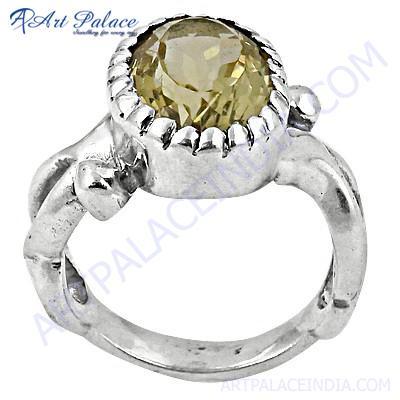 Classy Citrine Gemstone 925 Streling Silver Ring