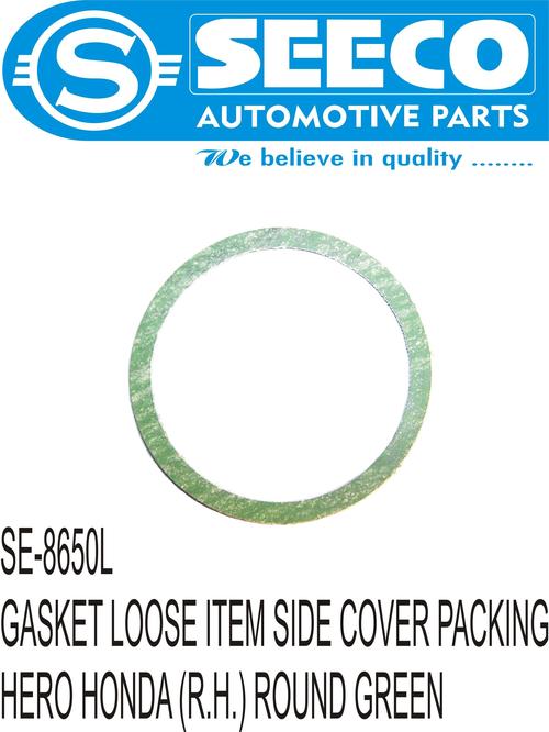 SIDE COVER PACKING L.H. ROUND GREEN