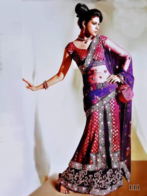 Designer Lehanga Saree