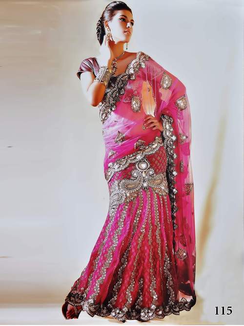 Lehanga Style Sarees 