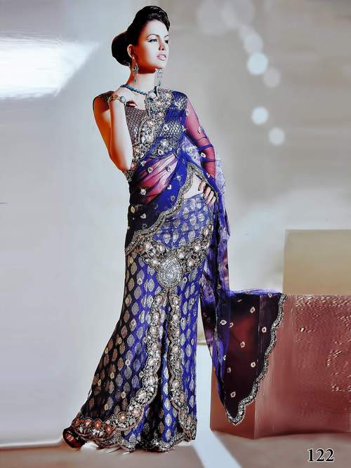 Lehanga Pattern Saree