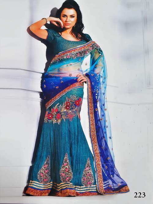 Designer Lehenga Style Sarees