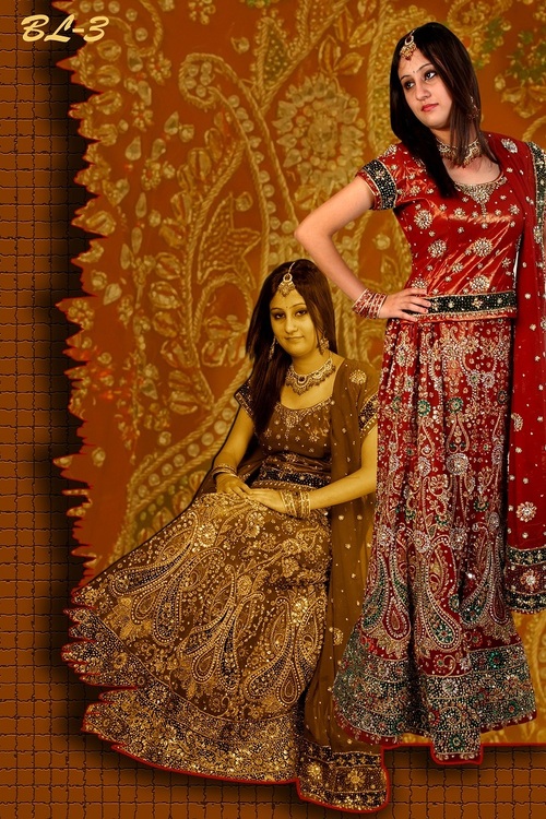 Red Bridal Lehangas