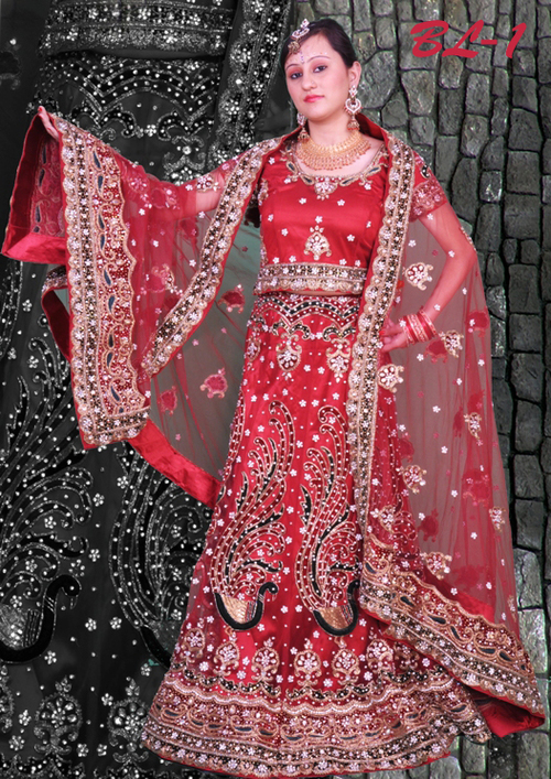 Red Bridal Lehenga Choli