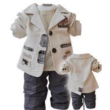 Boy Baby - Cotton Blend, 6-12 Months, Off-White | Soft Fabric, Comfortable Fit, Stylish Durable 3-Piece Set