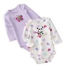 INFANTS - Cotton, 0-3 Months, Lavender | Soft Fabric, Snap Closure, Long Sleeves, Comfortable, Durable, Easy Wear