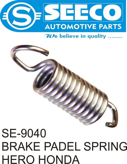 Polished Brake Padel Spring at Best Price in Delhi | Seeco Industries