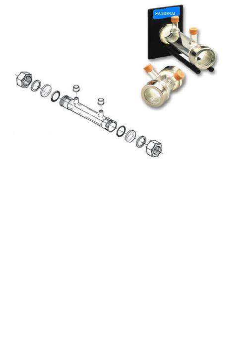 Demountable Beta Gas Cell 5cm or 10cm