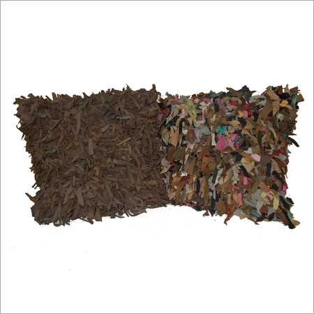 Leather Shaggy Cushions