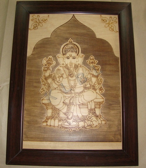 Wooden Inlaid Wall Frame