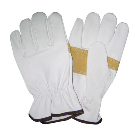 White Driving Gloves
