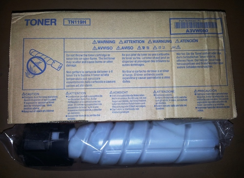 Onica Minolta Bizhub TN119H Toner Cartridge - Plastic Material, For Laser Printer | Compatible with Bizhub 195, 215, 235 Models