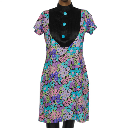 Flower Printed Cotton Kurtis
