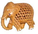 Wooden Undercut Elephant