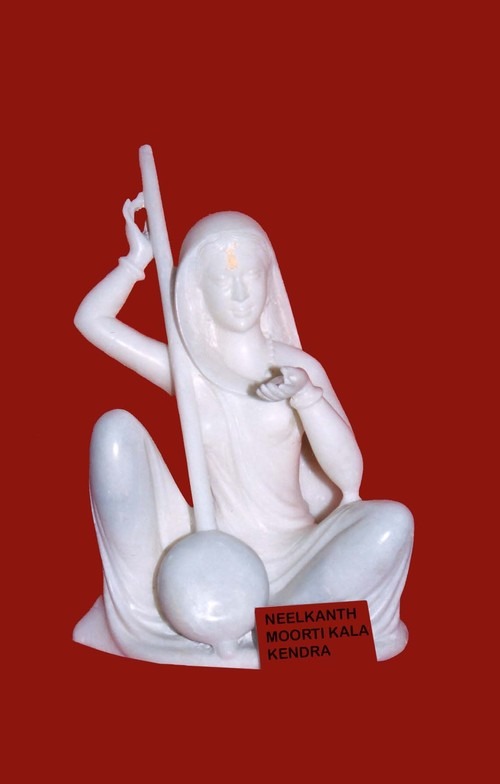 Eco-Friendly Marble Meera Bai Statue