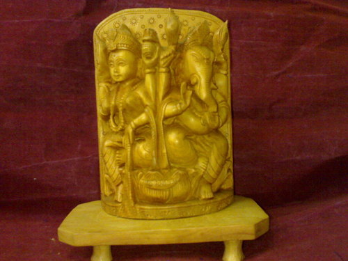Wooden God Statue
