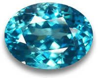Blue Topaz Wholesalem - Oval Faceted Stone, 18mm Size, Customization Available, Hallmarked For 14k Or 18k Gold, Certified Gemstone
