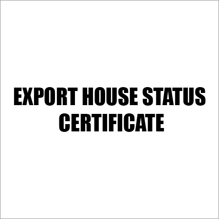 Export House Status Certificate