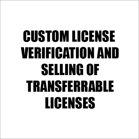 Import Export Licensing Services