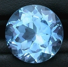 round cutstone light swiss topaz, free size blue topaz, Round Brillant Cut Blue Topaz Loose gemstone